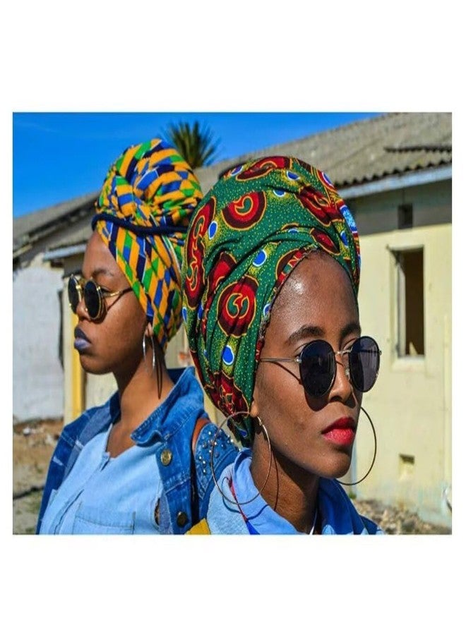 VeritableWax African Headwraps for Women Head Wraps Ankara Wrap Head Scarf - Image 2